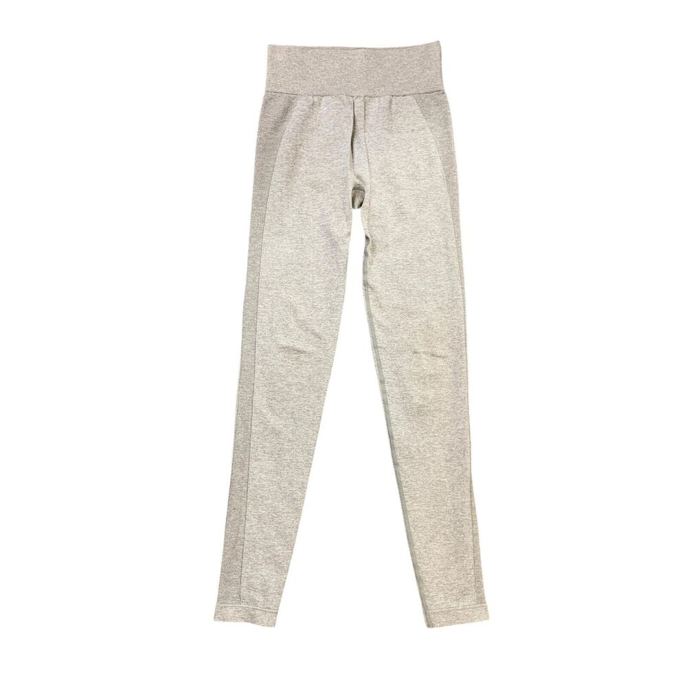 Gymshark Leggings Womens XS Extra Small Gray Astral Mid Rise Wide Waistband Yoga